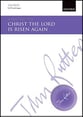 Christ the Lord is Risen Again SATB choral sheet music cover